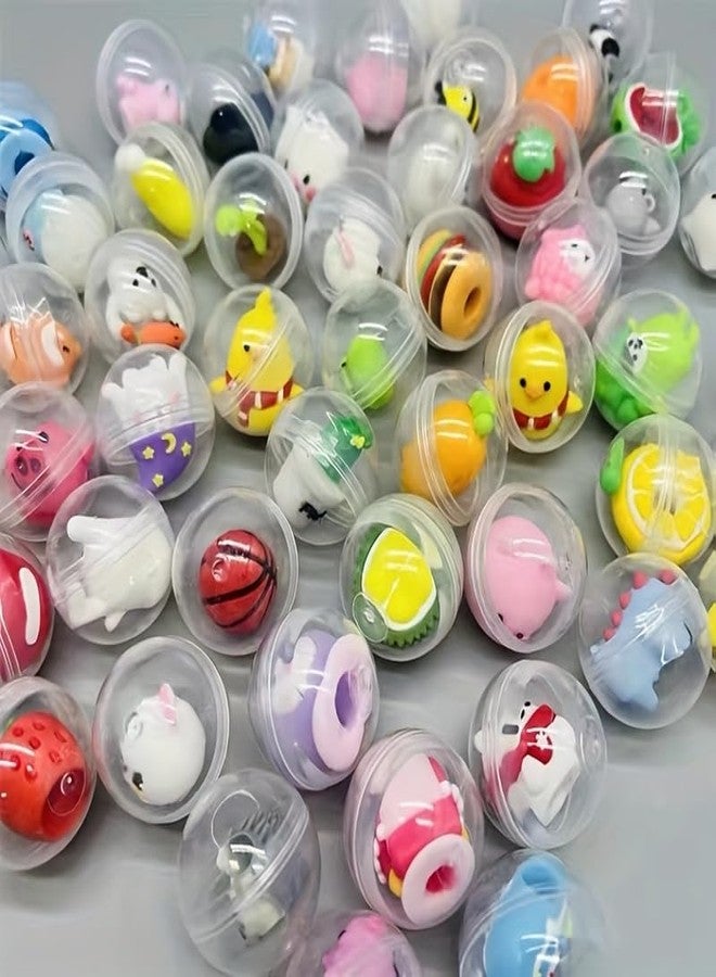 Cherislpy 50pcs Adorable Mini Kawaii Capsule Toys Collection Perfect for Sharing Educational Great for Kids Boys Girls Goodie Bag Christmas Stocking Stuffers Treasure Box Classroom Prizes Carnival Gifts - Image 2